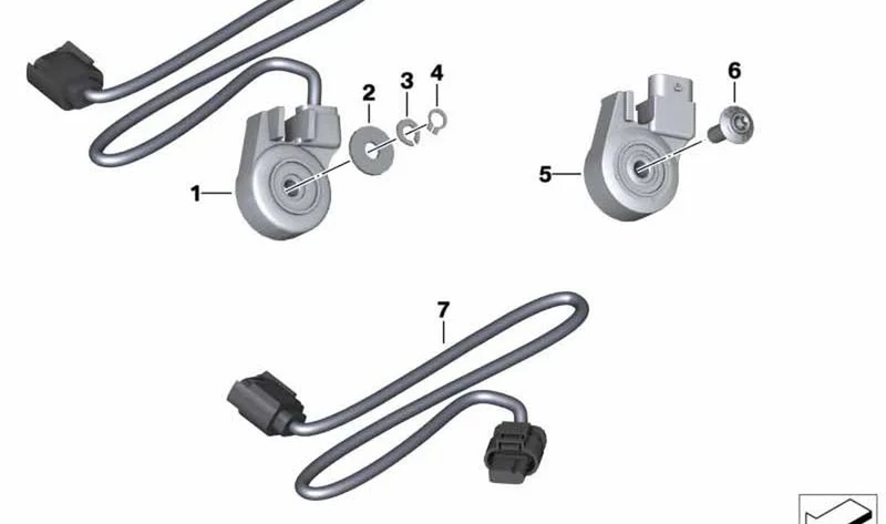 Conducto adaptador OEM 61128523365 para motos BMW R1200GS, R1250GS, K1200S, S1000RR... y más. Original BMW Motorrad.