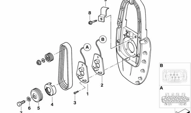 Rotor OEM 12141342853 para motos BMW R 1100 GS, R 1100 R, R 1100 RT, R 850 C, R 1200 C... y más. Original BMW Motorrad.