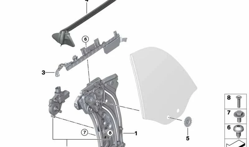 Ángulo de unión derecho OEM 51337356306 para MINI Cabrio F57, F57 LCI. Original MINI.