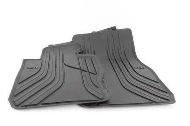 Alfombrillas delanteras todo clima OEM 51472339809 para BMW F30, F31, F34 GT y más. Original BMW.