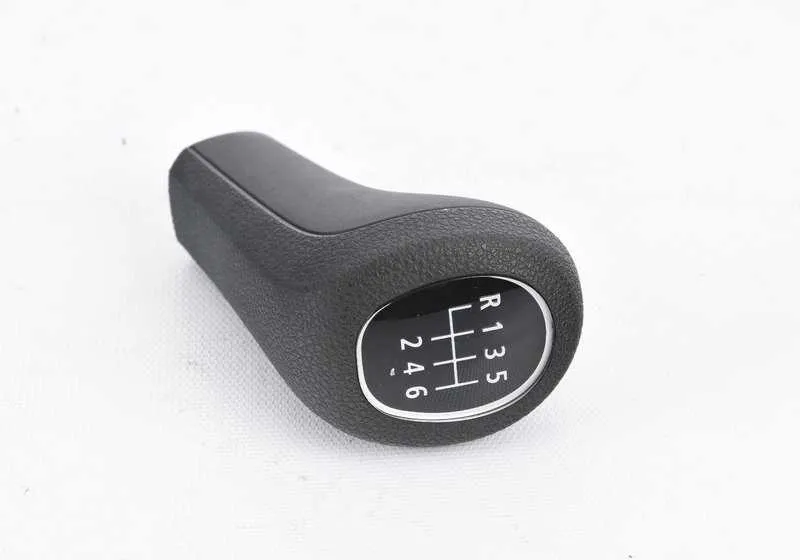 Pomo de cambio de marchas de plástico 6 velocidades OEM 25117529088 para BMW E87, E90, E91, X1, X3... y más. Original BMW.
