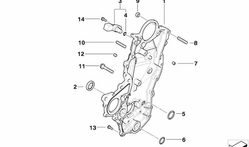 Sensor de masa de aire OEM 13627791128 para MINI R50, R52, R53... y más. Original MINI.