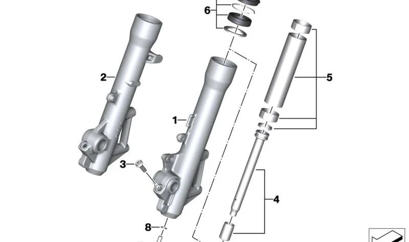 Conjunto de junta OEM 31427924089 para BMW Motorrad C600 Sport (C650 Sport) K07, motor I4A. Original BMW Motorrad.