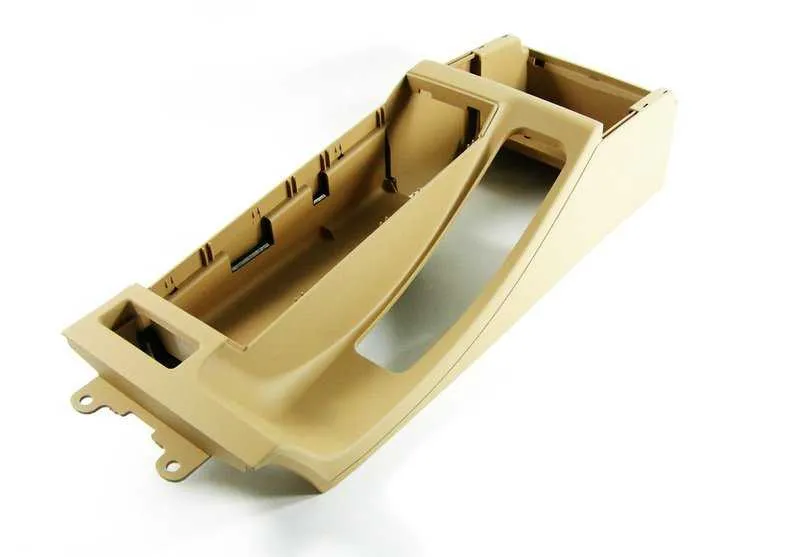 Consola apoyabrazos central color hellbeige OEM 51168217942 para BMW Serie 3 E46. Original BMW.