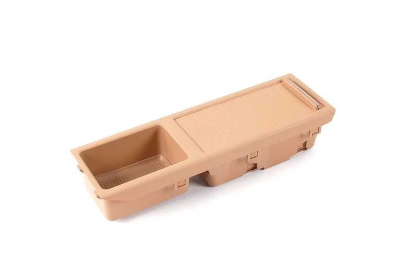 Cubierta arrollable trasera OEM 51167038325 para BMW Serie 3 E46 (04/1997-08/2006), color Hellbeige. Original BMW.