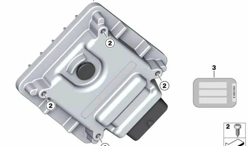 Mecanismo de mando OEM 13618562134 para motos BMW G 310 GS, G 310 R. Original BMW Motorrad.