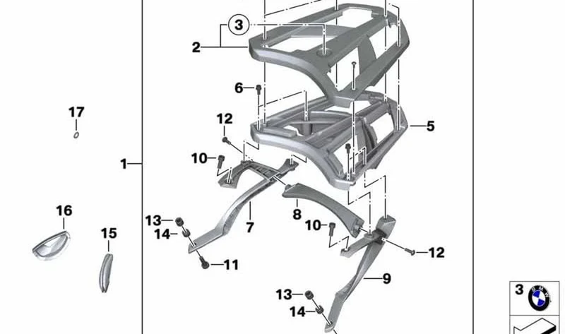 Casquillo distanciador OEM 77448527000 para BMW Motorrad C Evolution, C 600 Sport, C 650 Sport. Original BMW Motorrad.