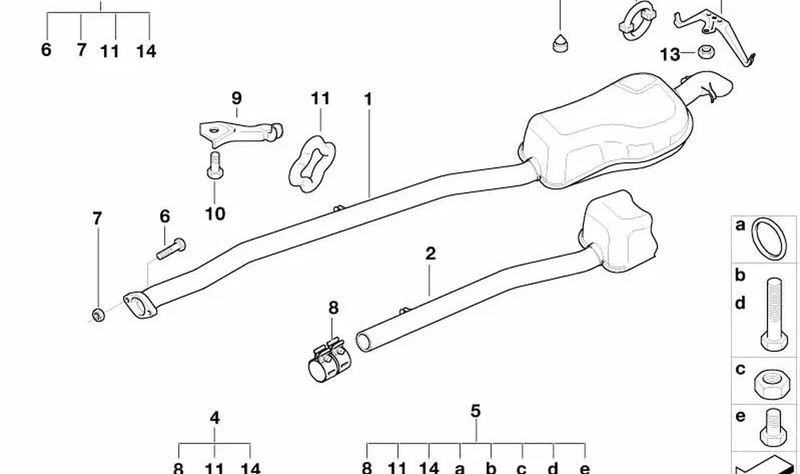 Tope OEM 11141460487 para motos BMW K1, K100 RS, K1100 RS, K75... y más. Original BMW Motorrad.