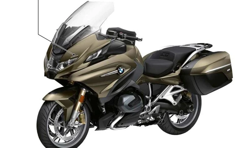 Inscripción de revestimiento de faro OEM 51149457088 para BMW R 1200 RT, R 1250 RT. Original BMW Motorrad.