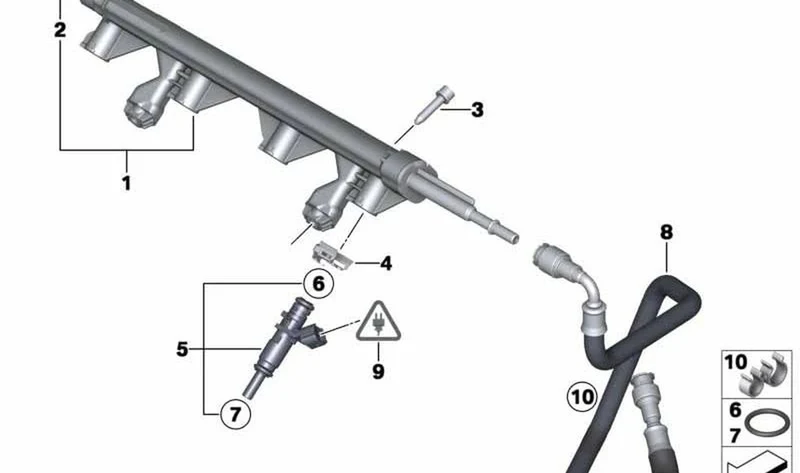 Colector de admisión OEM 13537613404 para MINI R56, R56 LCI, Clubman R55, Cabrio R57, Coupé R58, Roadster R59... y más. Original MINI.