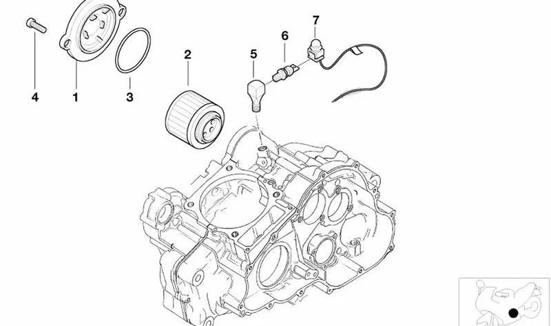 Anillo obturador toroidal OEM 11417654013 para motos BMW F 650, F 650 ST, F 650 CS, F 650 GS, G 650 X... y más. Original BMW Motorrad.