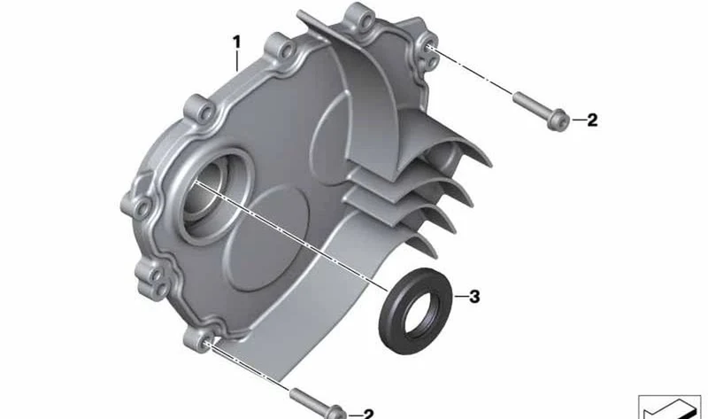 Retén de eje delantero OEM 11148552450 para motos BMW C 400 GT, C 400 X… y más. Original BMW Motorrad.