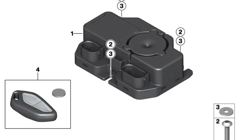 Tornillo cabeza cilíndrica OEM 07147119149 para MINI R50, R53, F56, F55, Clubman F54, Cabrio R52, Countryman F60... y más. Original MINI.