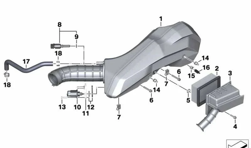 Juego de juntas OEM 13718409956 para BMW Motorrad C 400 GT, C 400 X. Original BMW Motorrad.