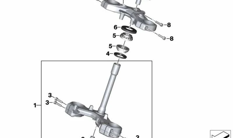 Caperuza OEM 31428554117 para motos BMW G 310 R, G 310 GS, CE 02. Original BMW Motorrad.