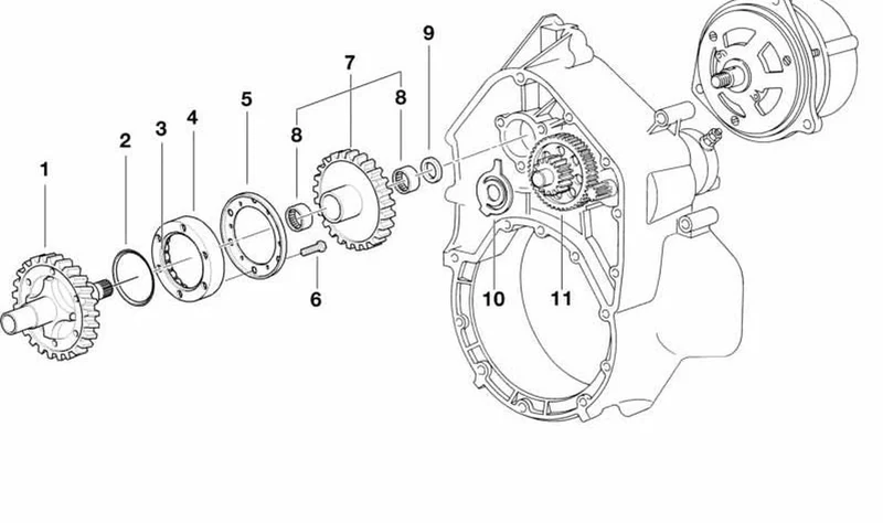 Anillo OEM 11261460967 para motos BMW K1200GT, K1200RS, K75, K100... y más. Original BMW Motorrad.