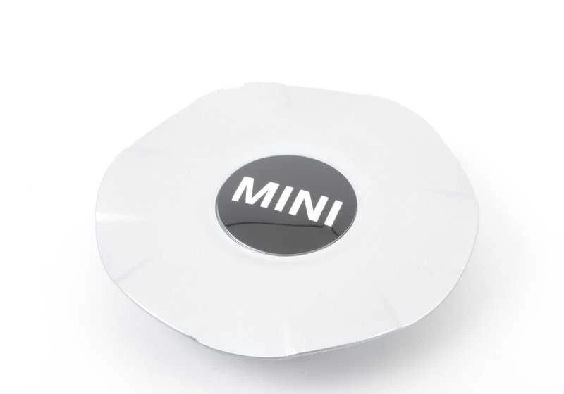 Cubierta de cubo plata OEM 36136770999 para MINI R50, R56, Clubman R55, Cabrio R52... y más. Original MINI.