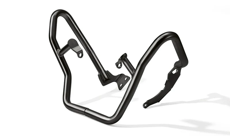 Protector de motor negro OEM 77145A5A4C7 para motos BMW G 310 GS, G 310 R. Original BMW Motorrad.