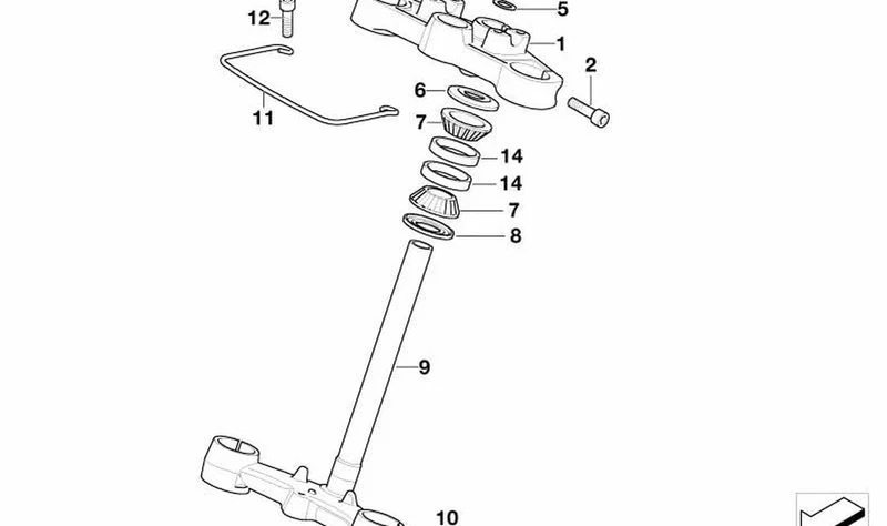Chapa cobertora OEM 31427663623 para BMW Motorrad F 650 CS (K14). Original BMW Motorrad.