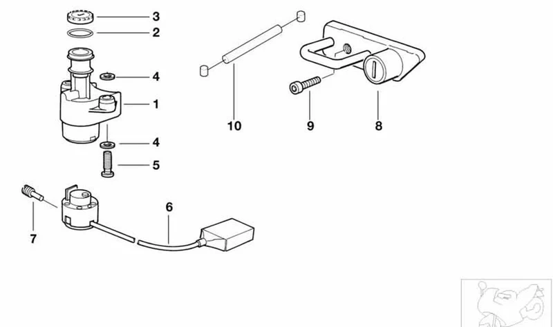 Arandela OEM 07119904826 para motos BMW R1200GS, F800R, R nineT... y más. Original BMW Motorrad.