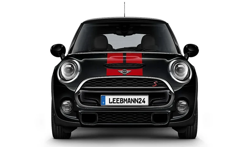 Kit de carrocería con franjas deportivas OEM 51142414313 para MINI F56, F56 BEV, Cabrio F57. Original MINI.