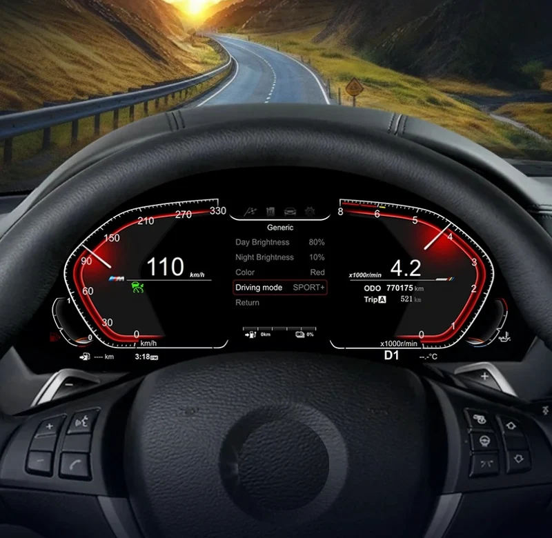 Cuadro de instrumentos digital LCD (panel de mandos) para BMW F45 F40 F50 F52 (2017-2022)