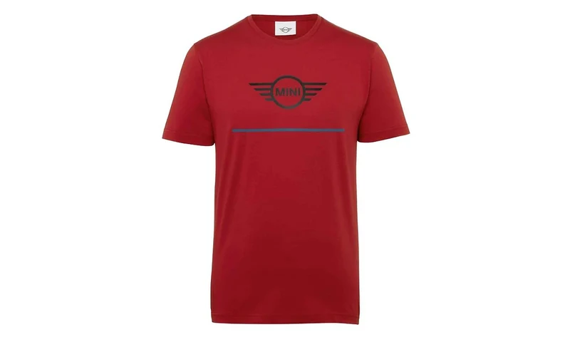 Camiseta Wing Logo CI talla L Chili Red OEM 80145A0A575 para MINI. Original MINI.