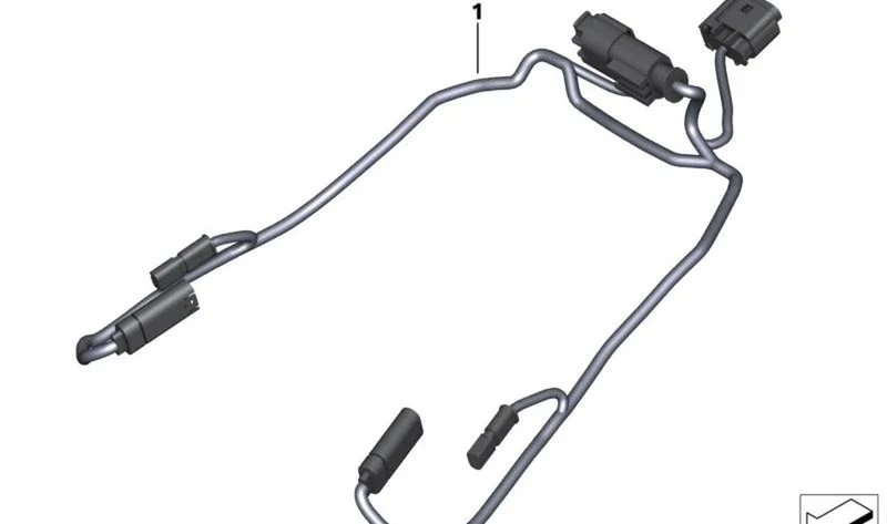 Indicador luminoso OEM 61121683773 para BMW R 1250 GS, R 1250 GS Adventure. Original BMW Motorrad.
