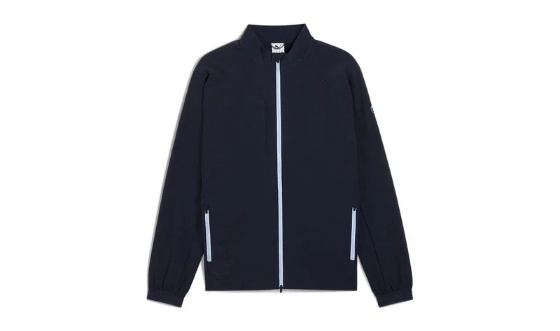 Chaqueta softshell Cypress azul oscuro para BMW Golf 2025. Válido para BMW. Original BMW.