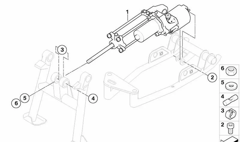 Asiento trasero OEM 46527670903 para BMW K1200LT, K1200RS. Original BMW Motorrad.