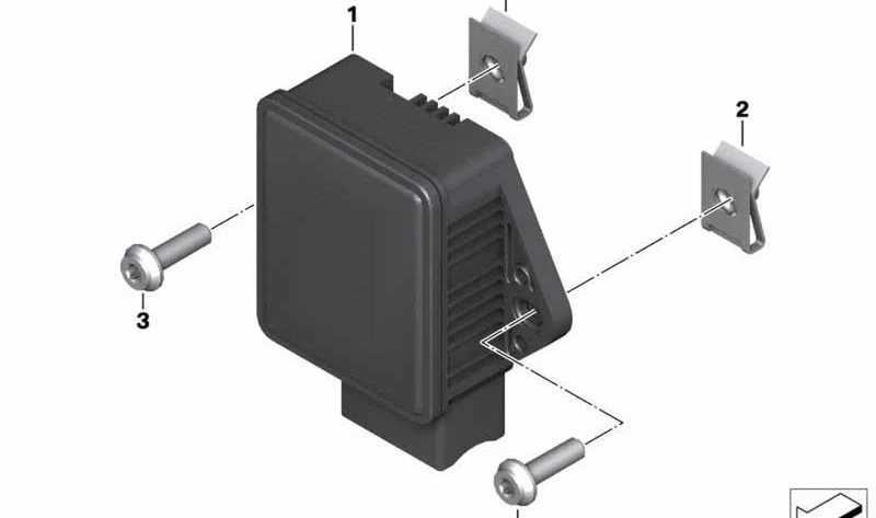 Sensor OEM 61358521872 para motos BMW K 1600 GT, K 1600 GTL, S 1000 RR... y más. Original BMW Motorrad.