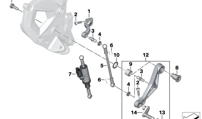 Tornillo hexagonal OEM 07119909925 para motos BMW F750GS, F850GS, F900R, F900XR y más. Original BMW Motorrad.