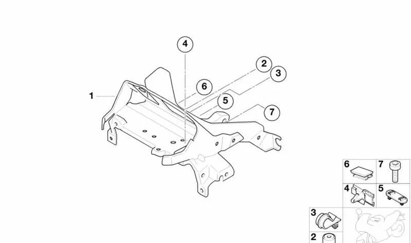 Tornillo ISA OEM 07129904835 para BMW Motorrad R1200GS, F650GS, K1200S... y más. Original BMW Motorrad.