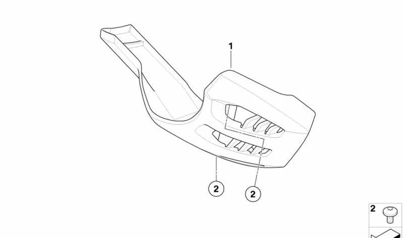 Cubierta regulador OEM 46637727157 para motos BMW G 650 GS (R13) 2010-2015. Original BMW Motorrad.