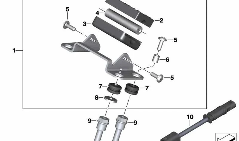 Tornillo M8X30 OEM 32717652161 para motos BMW R1200GS, F800GS, S1000R, G310R... y más. Original BMW Motorrad.