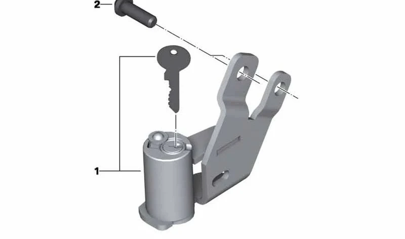 Cerrojo de dirección OEM 51257708250 para BMW Motorrad G 450X (K16). Original BMW Motorrad.