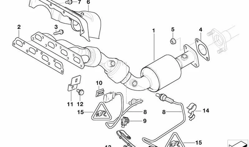 Clip de conducto OEM 11787535229 para MINI R50, R52, R53. Original MINI.