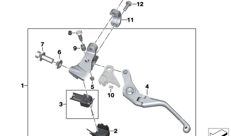 Contratuerca OEM 32728565092 para motos BMW S 1000 R, S 1000 RR, F 750 GS, F 850 GS... y más. Original BMW Motorrad.