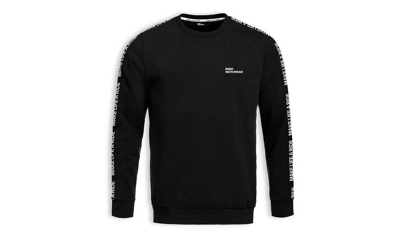 Sudadera negra "Make Life a Ride" talla XL OEM 76615B3E332 para BMW. Original BMW Motorrad.