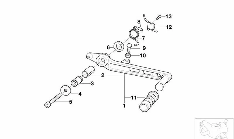 Tornillo ISA M5X8 OEM 07129905119 para motos BMW F 650 GS, F 800 R, R 1200 RT... y más. Original BMW Motorrad.