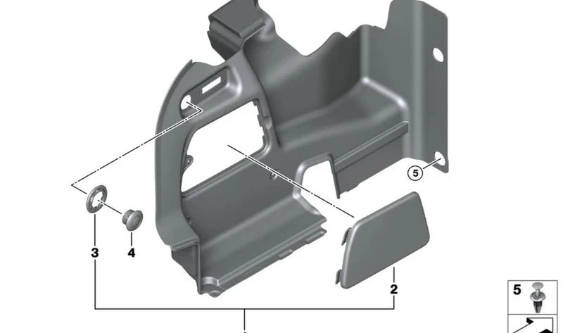 Caperuza Panther Black OEM 51437034489 para MINI R50, R53, R56, Clubman R55, Cabrio R52, Coupé R58, Roadster R59... y más. Original MINI.