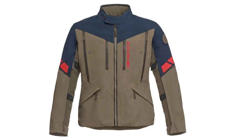 Chaqueta GS Namib GORE-TEX caqui talla 29 OEM 76115A80AF5 para BMW Motorrad Adventure. Original BMW Motorrad.