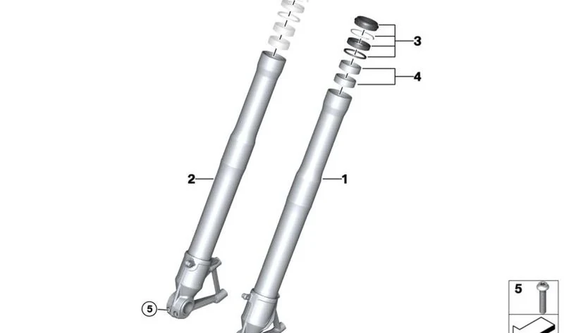 Tornillo cilíndrico M6X30 OEM 07129908033 para motos BMW R nineT, S 1000 RR, M 1000 R y más. Original BMW Motorrad.