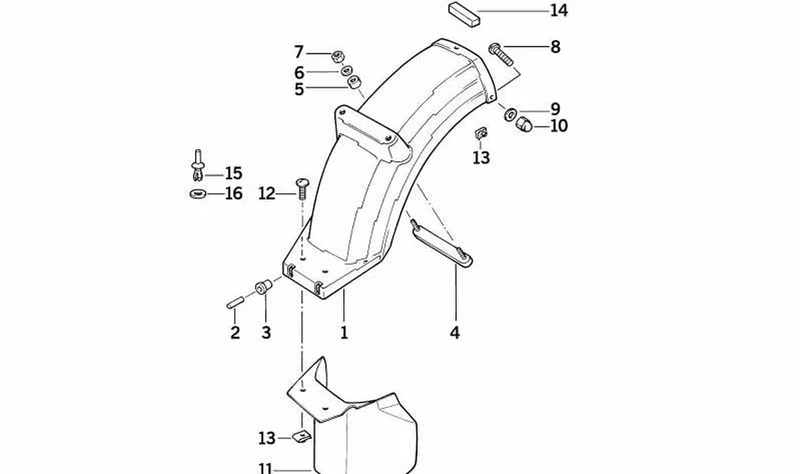 Arandela OEM 46631240819 para motos BMW R45, R60, R75, R80, R100, K1, K100 RS, K1100 LT, K1100 RS... y más. Original BMW Motorrad.