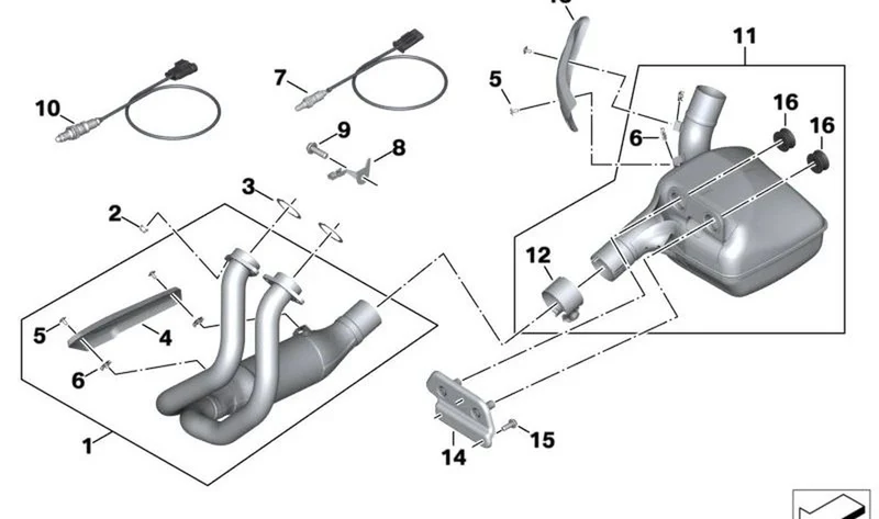 Desacoplamiento de oscilación OEM 18217717852 para motos BMW F 750 GS, F 850 GS, F 900 R, S 1000 RR... y más. Original BMW Motorrad.