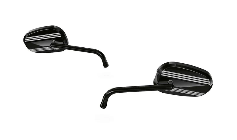 Juego de espejos machined OEM 77222469369 para motos BMW R 18, R 18 Classic, R 18 Roctane, R 18 B, R 18 Transcontinental. Original BMW Motorrad.