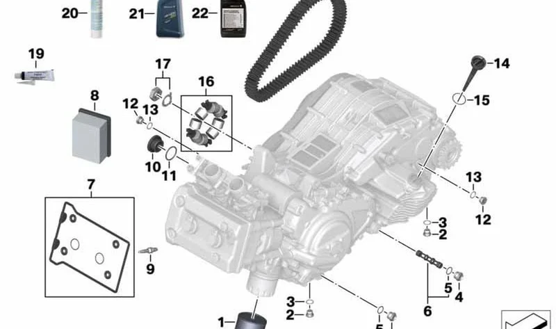 Varilla indicadora de aceite OEM 11417729626 para motos BMW C 600 Sport, C 650 GT... y más. Original BMW Motorrad.