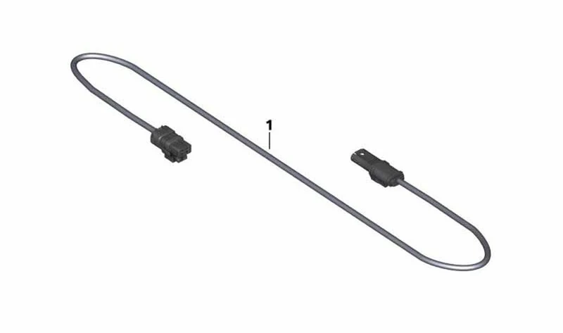 Cable adaptador faro adicional LED OEM 61128354800 para motos BMW K1600GT, K1600GTL, R1200RT, K1600 Bagger... y más. Original BMW Motorrad.