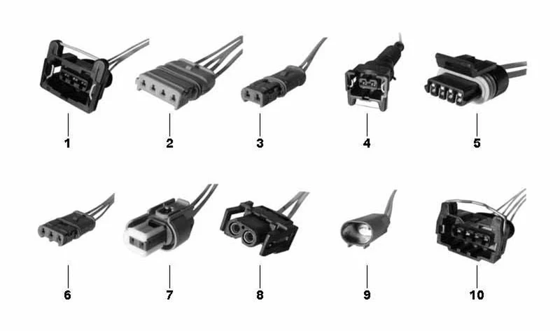 Conector de reparación 4 pines OEM 83300409690 para motos BMW R1200GS, F850GS, S1000RR... y más. Original BMW Motorrad.