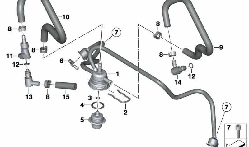 Muelle opresor OEM 13537702892 para motos BMW R 1200 GS, R 1200 GS Adventure, R nineT, R nineT Pure... y más. Original BMW Motorrad.